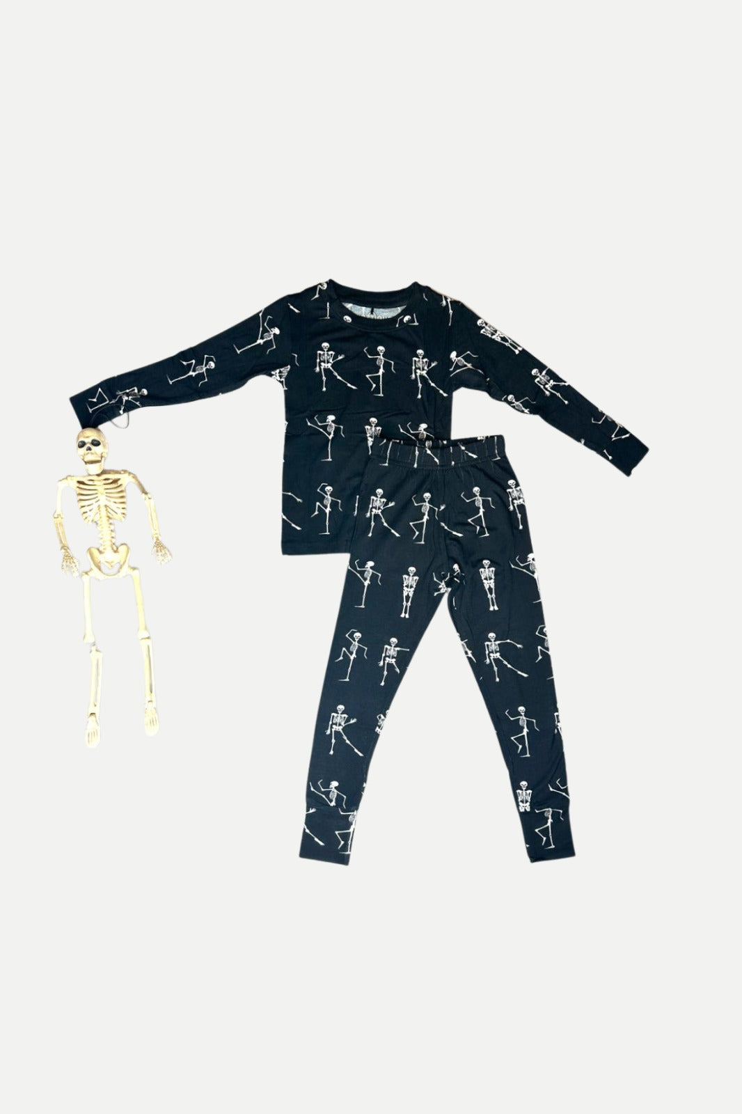 Spooky Skeleton Pajama Set