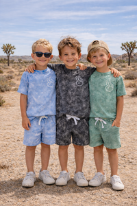 Stone Wash Peace Out Set
