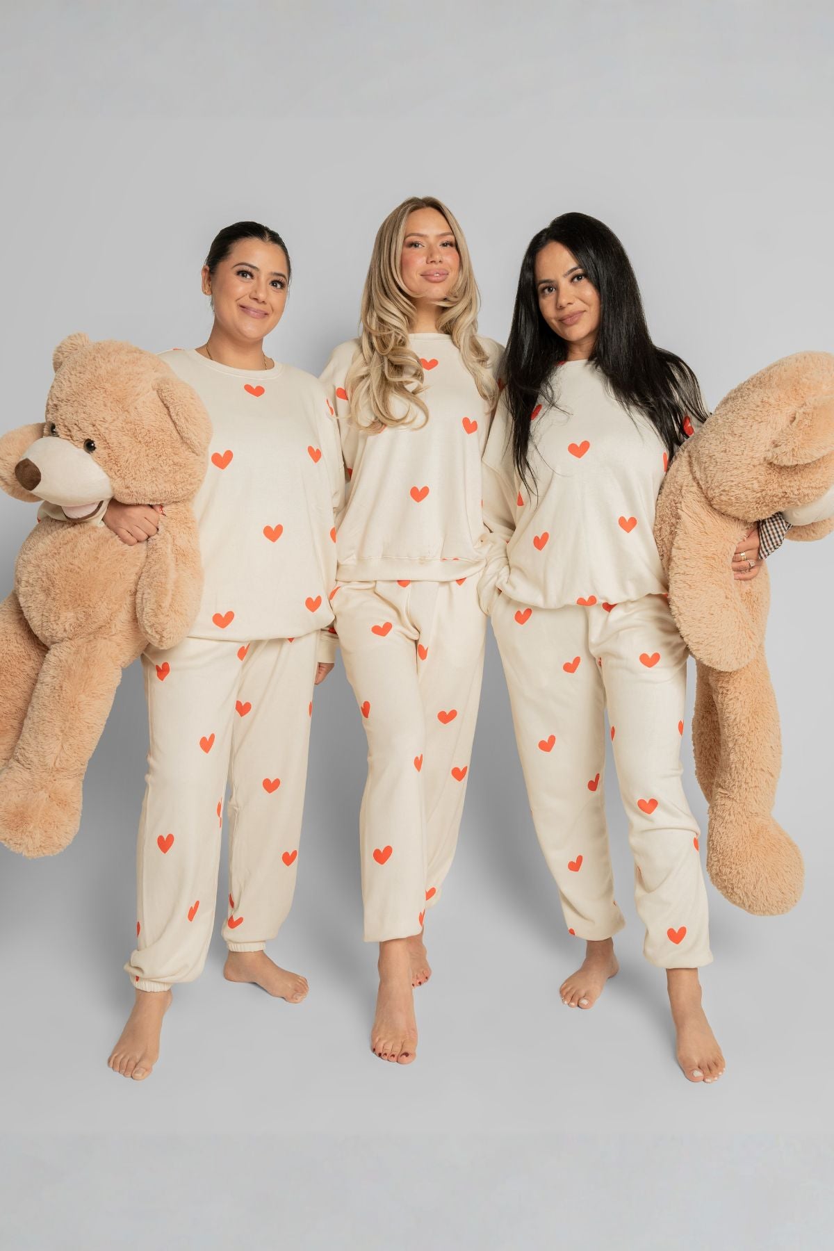 All Over Heart Jogger Set - Women