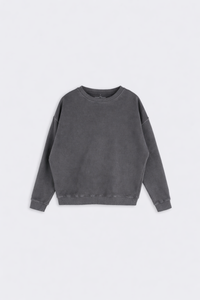Oversized Vintage Grey Crewneck - ADULT