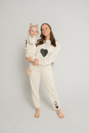 Queen of Hearts Jogger Set – Women (Black)