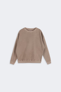 Oversized Vintage Brown Crewneck - ADULT