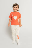 King of Hearts Jogger Set – Kids (Red)
