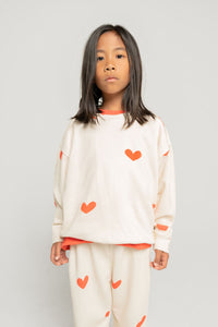 All Over Heart Jogger Set - Kids