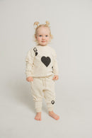 Queen of Hearts Jogger Set – Kids (Black)