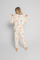 All Over Heart Jogger Set - Women