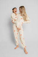 All Over Heart Jogger Set - Kids