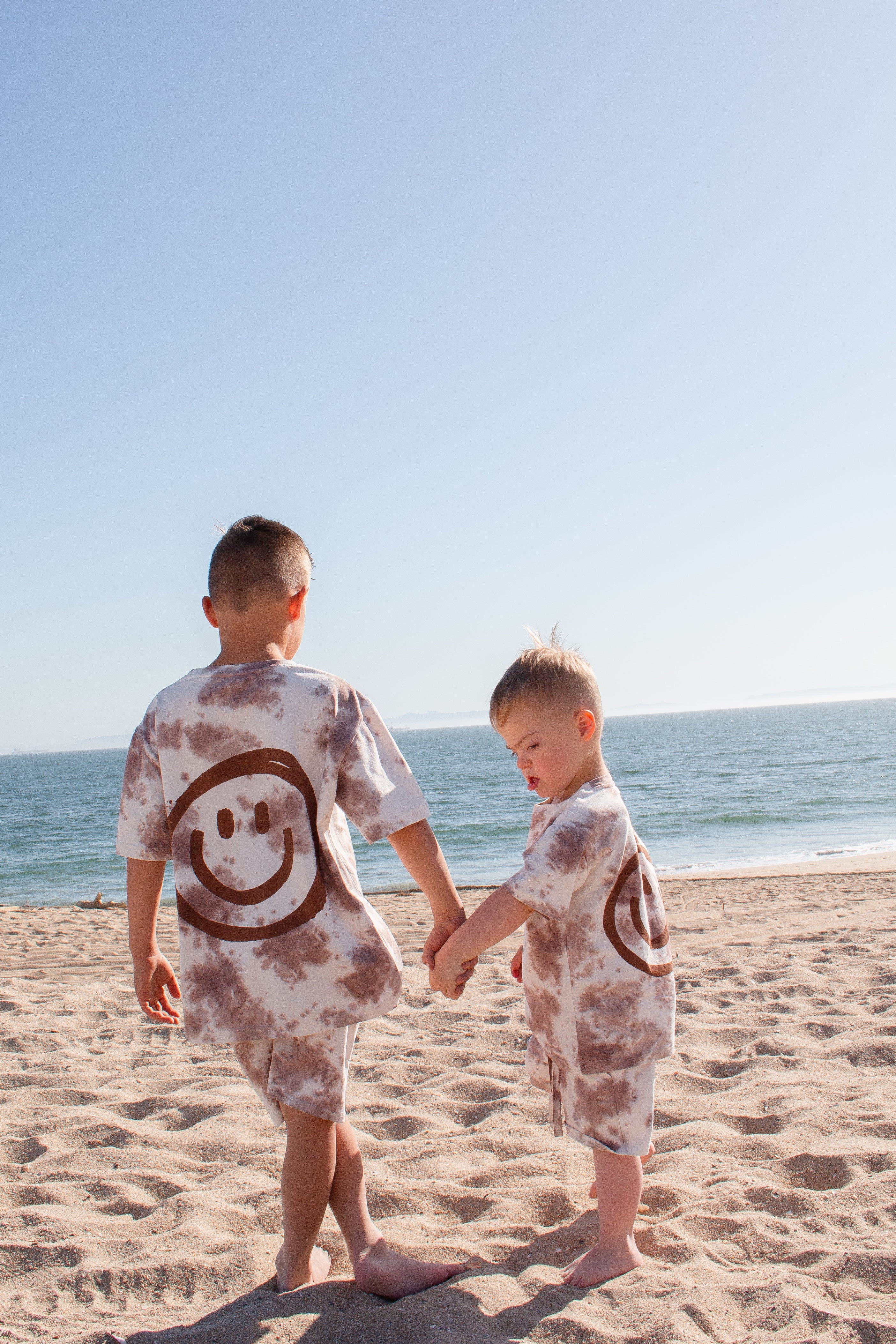 Chocolate Tie-Dye Short Set