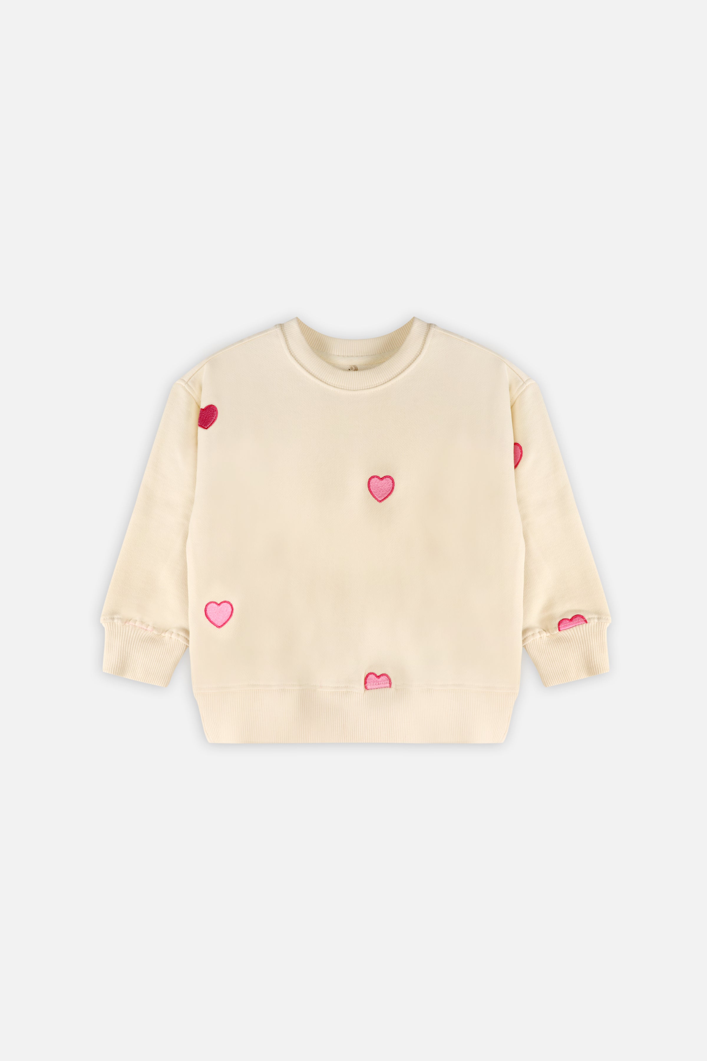 Blush embroidered crewneck