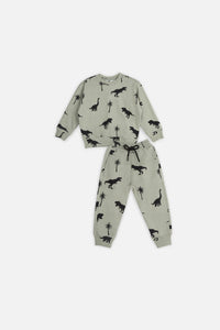 Dino Jogger Set- 100% Organic Cotton