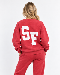 SF Home Uniform crewneck in vintage red