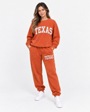 Texas Home Uniform crewneck and sweatpants set in vintage orange