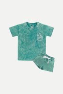 Stone Wash Peace Out Set