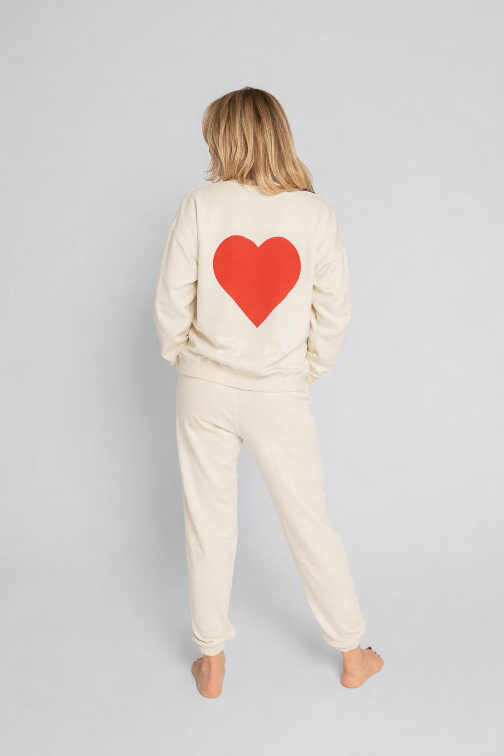 Queen of Hearts Jogger Set - Women (Red)