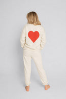 Queen of Hearts Jogger Set - Women (Red)
