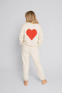 Queen of Hearts Jogger Set - Women (Red)