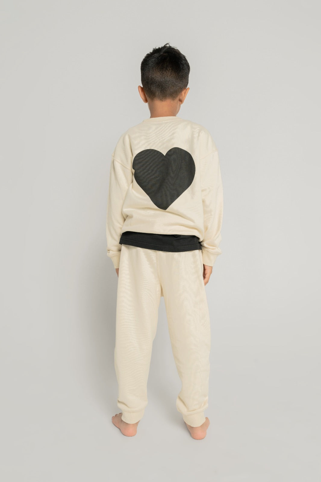 King of Hearts Jogger Set – Kids (Black)