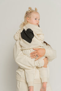 Queen of Hearts Jogger Set – Kids (Black)